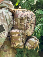Рюкзак тактический Legioner 55 л с подсумками Cordura 600D Мультикам