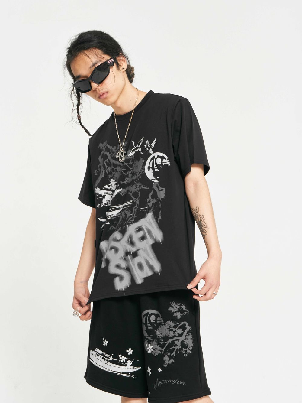 Футболка Ascension Shadoof черная