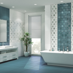 Плитка настенная Azori Devore Лайт 31.5x63 см 1.59 м² текстиль цвет белый