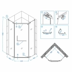 Душевая система RGW Shower Panels SP-6143-01 50140801-01 хром