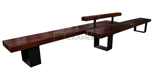 Скамейка парковая «Ростов Дабл» (4,5 термоясень)