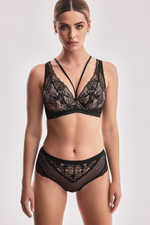 Трусики-слип с завышенной линией талии Volare (Размер: 38) (Цвет: темно-синий)