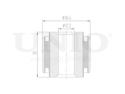 Сайлентблок заднего рычага UNIO RMP-20545