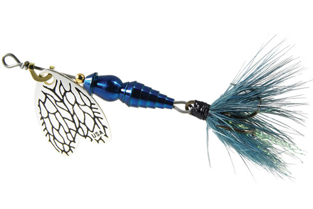 Блесна вращающаяся Mepps BUG, 1, Iron Blue