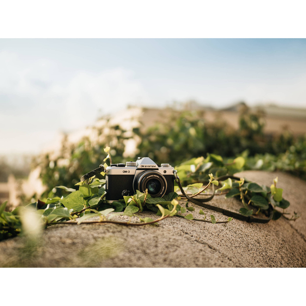 Фотоаппарат OM System OM-3 kit 12‐45mm F4 Pro серебристая