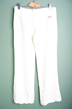 Брюки льняные свободного кроя, визуально 50 размер