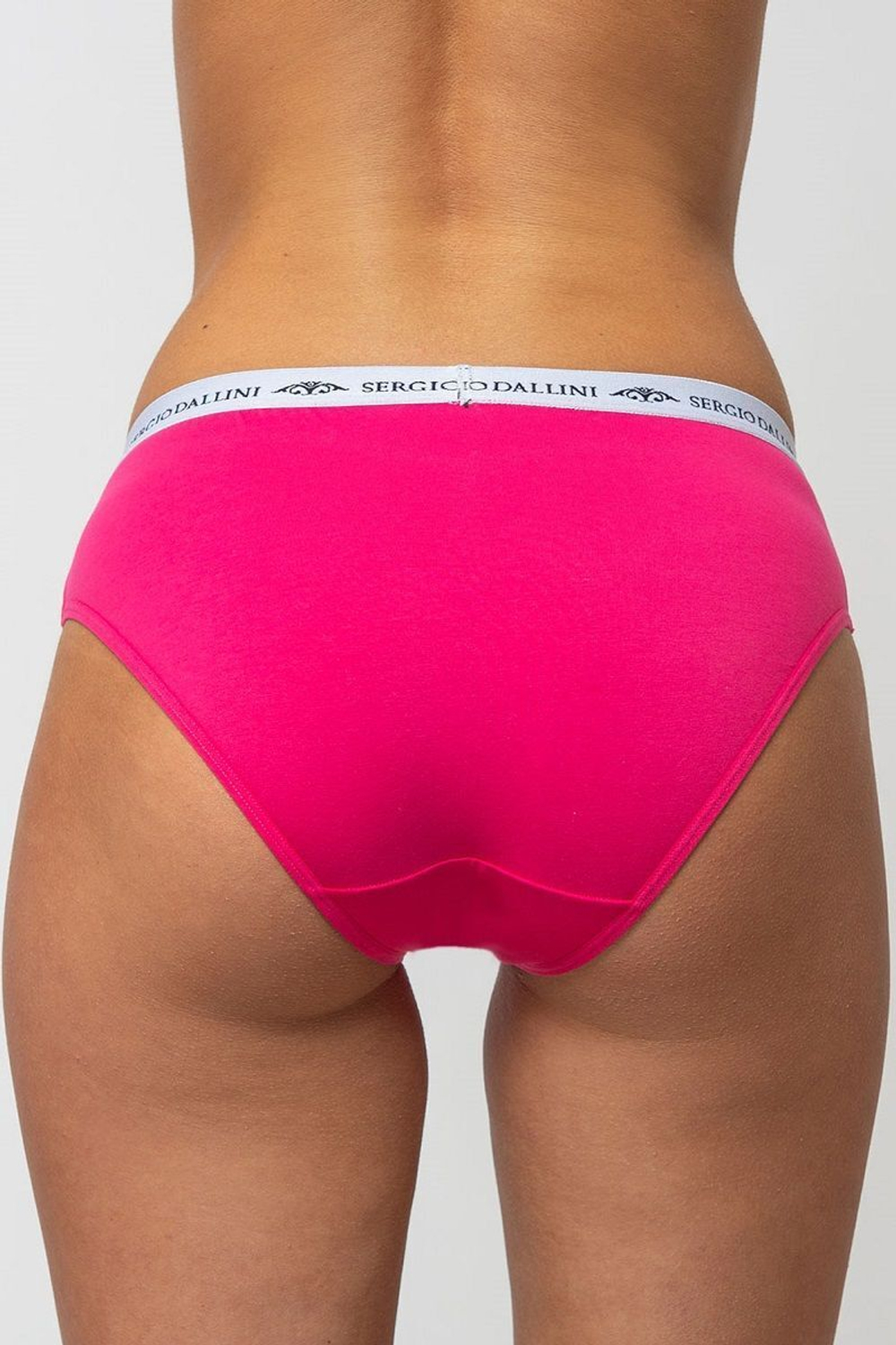 Женские трусы-слипы с узкой резинкой (Размер: M) (Цвет: белый)