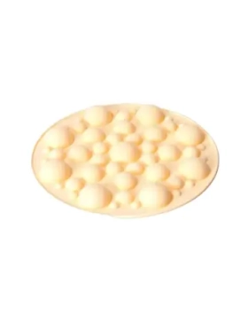 Форма силиконовая «Пузырьки», d=24 см, цвет бежевый