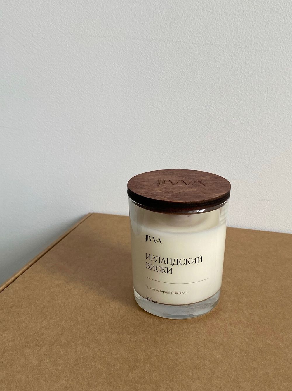 Свеча натуральная ароматическая JIWA 200 мл -  Ирландский виски