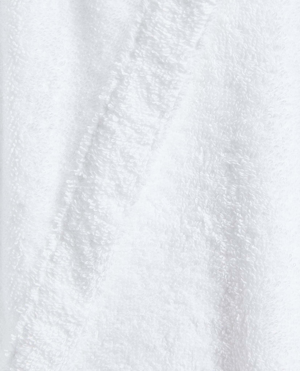 ZARA HOME ХАЛАТ ИЗ ХЛОПКА С КАПЮШОНОМ, БЕЛЫЙ