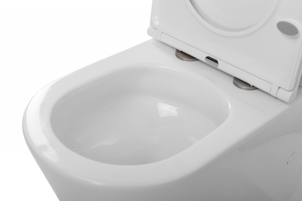 Унитаз-компакт безободковый BelBagno Flay-R BB2149CP-TOR со смывом Tornado