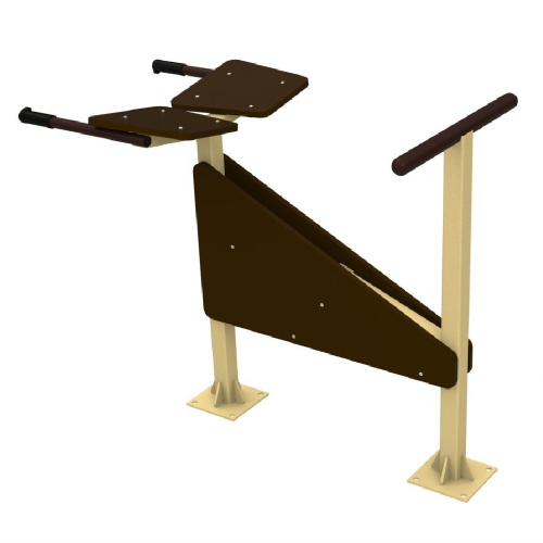 Уличный тренажер №97, для спины "Гиперэкстензия 2", 1430*710*1000 мм.