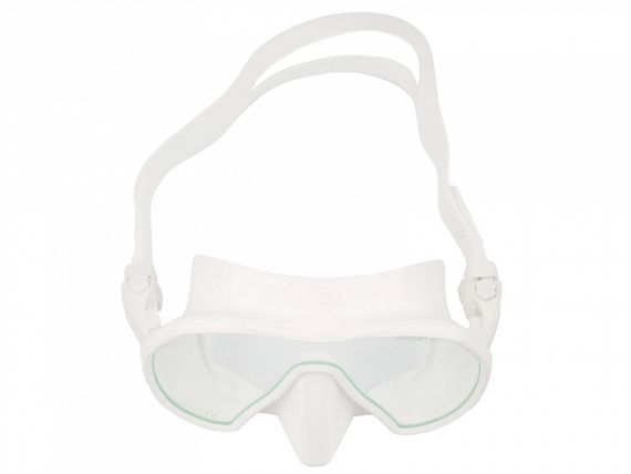 Набор маска+трубка в сумке Sargan Сталкер-Н белый/черный