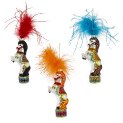 GAEM Украшение новогоднее "Лошадка", L5 W3 H15 см, 3в.