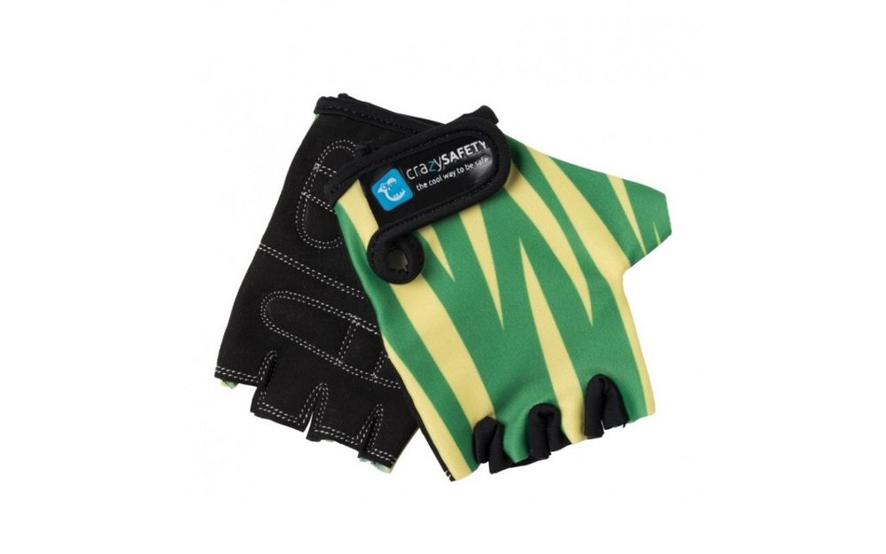 Перчатки Green Tiger (зелёный тигр) Crazy Safety