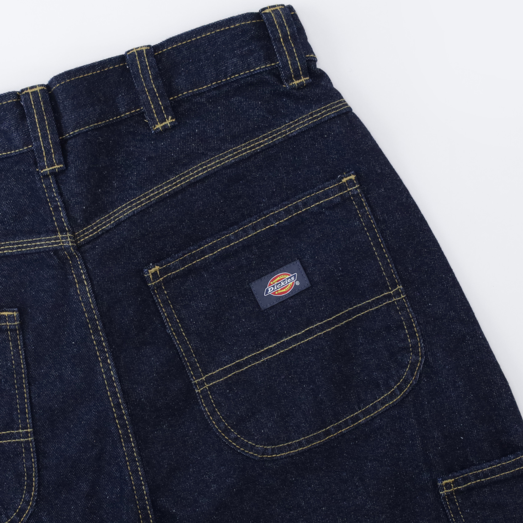 Джинсы Dickies Madison Loose Fit Jeans (rinsed indigo blue) артикул:LQ1Ncsoyh7J-pvbdusBMo3 - купить в магазине Дайс