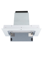 Кухонная вытяжка MACBI MC60TL 1200 м3/ч WHITE с пульт д/управления Белое стекло, полновстраиваемая