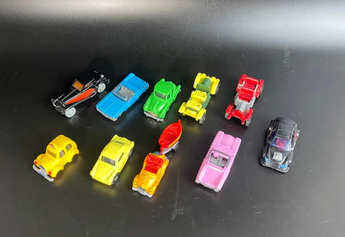 Машинки Kinder набор из 10 разных коллекционных игрушек, Коллекция Киндер Сюрприз