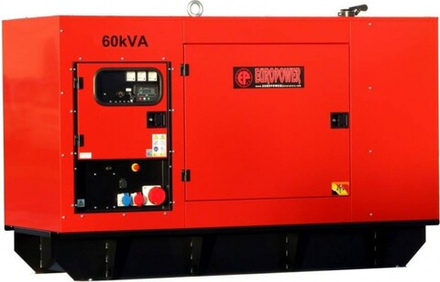 Электростанция дизельная EUROPOWER EPS  60 TDE в кожухе 793106013