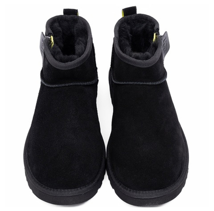 UGG Mens Classic Ultra Mini Zip Boot Black