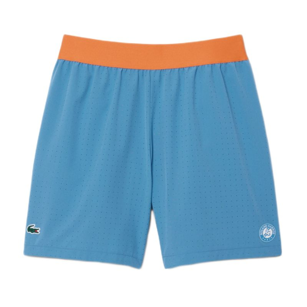 Мужские теннисные шорты Lacoste Roland-Garros Edition Tennis - blue/orange