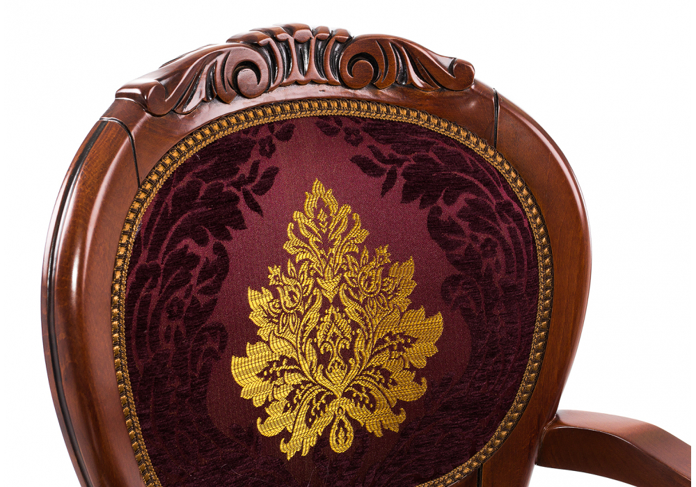 Стул деревянный Woodville Adriano 2 вишня с патиной