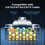Коннектор RJ-45 (UTP) CAT 6, 10шт., NW120 UGREEN 50961