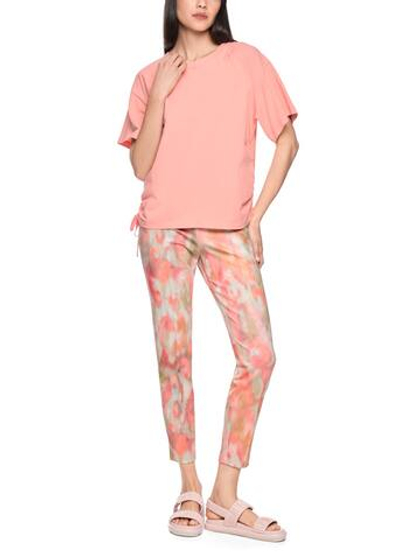 Marc Cain Футболка свободного кроя со сборками по бокам