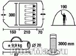 Палатка High Peak Topaz 5