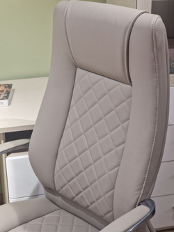 Кресло офисное 2322 982665 grey color LEATHER