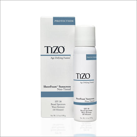 Спрей-пенка солнцезащитный для лица и тела TIZO SheerFoam Sunscreen  SPF 30 Non-Tinted