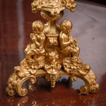 Пара бронзовых канделябров на 4 свечи