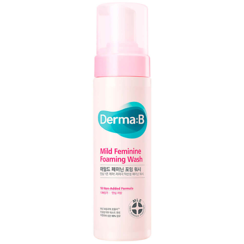 Derma:B Слабокислотная очищающая пенка для интимной гигиены - Mild Feminine Foaming Wash, 200мл.