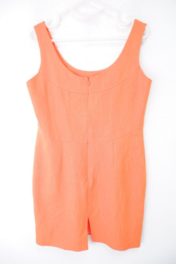 Платье красивое оранжевое 46 размер