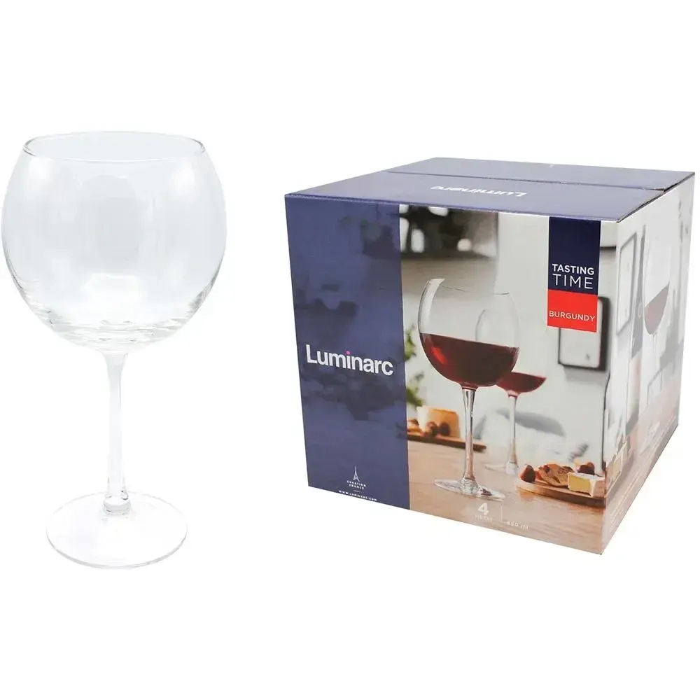 Набор бокалов LUMINARC Время дегустаций 4шт 650мл бургундия