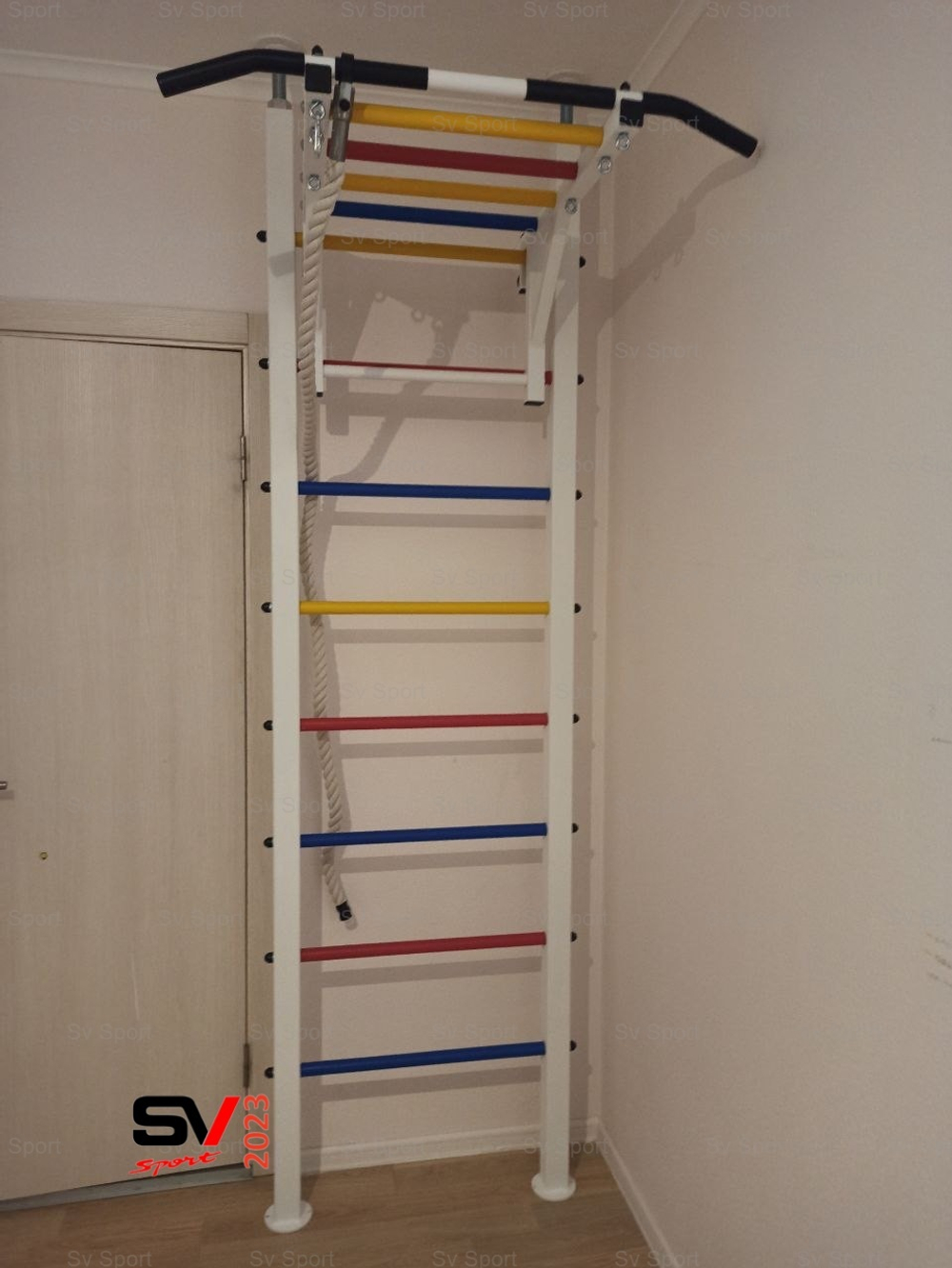 Монтаж шведской стенки Sv Sport враспор