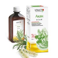 Жидкий коллоидный ПОЛИэкстракт "Акан" Повышение противоопухолевой резистентности организма 350 мл., VITAUCT