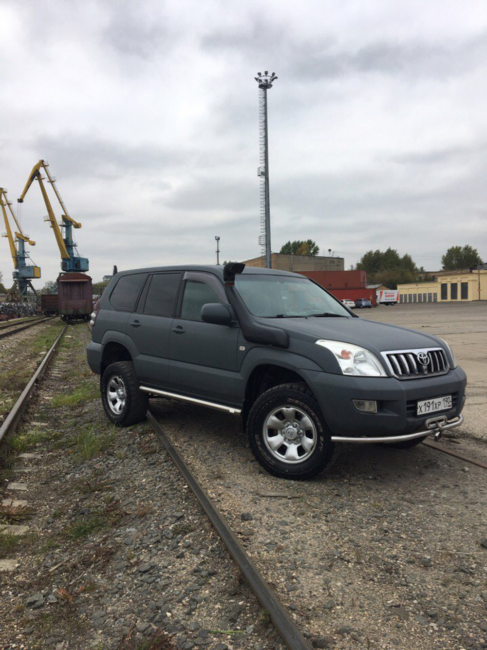 Покраска Раптором Toyota Prado 120