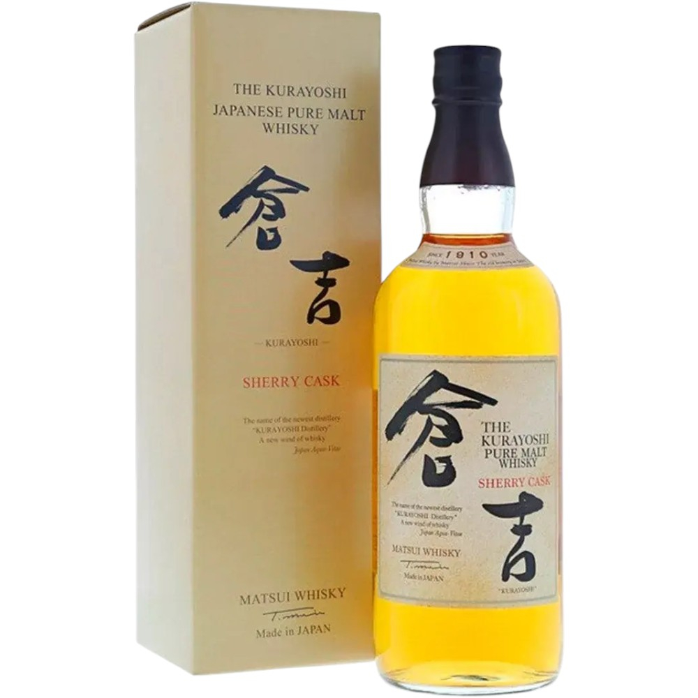 Виски Matsui Pure Malt The Kurayoshi Sherry Cask 0,7 л. В подарочной коробке