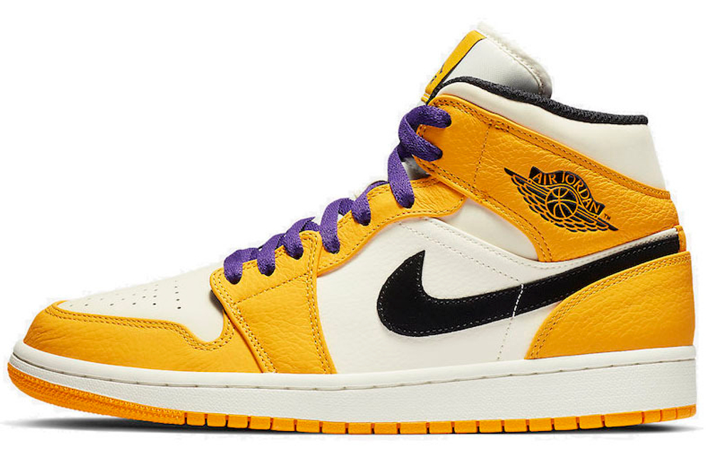 Кроссовки Jordan Air Jordan 1 Mid "Lakers"