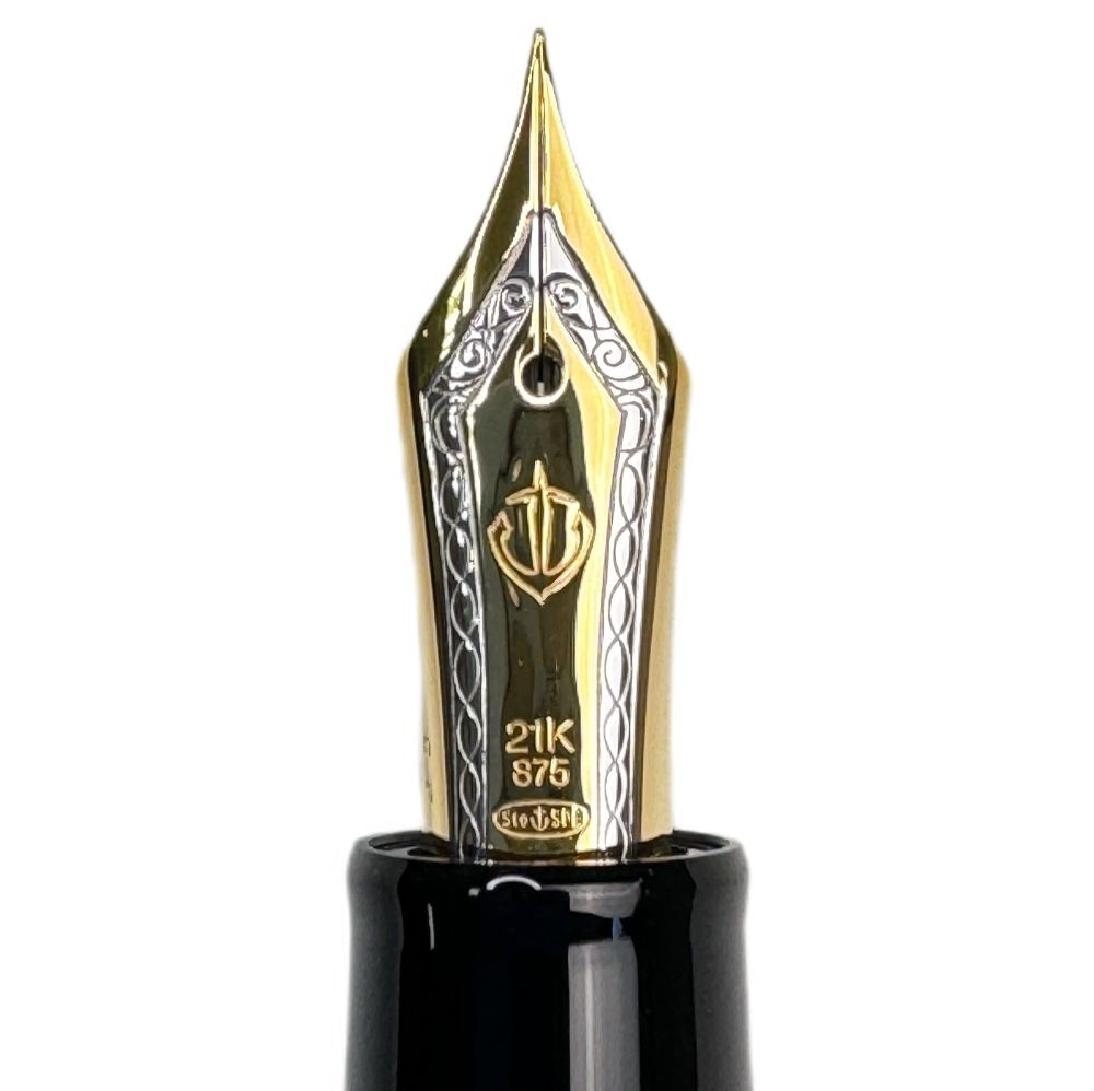 Ручка перьевая Sailor Pro Gear Black GT с пером 21K Bicolor EF (11-2036-120) 3