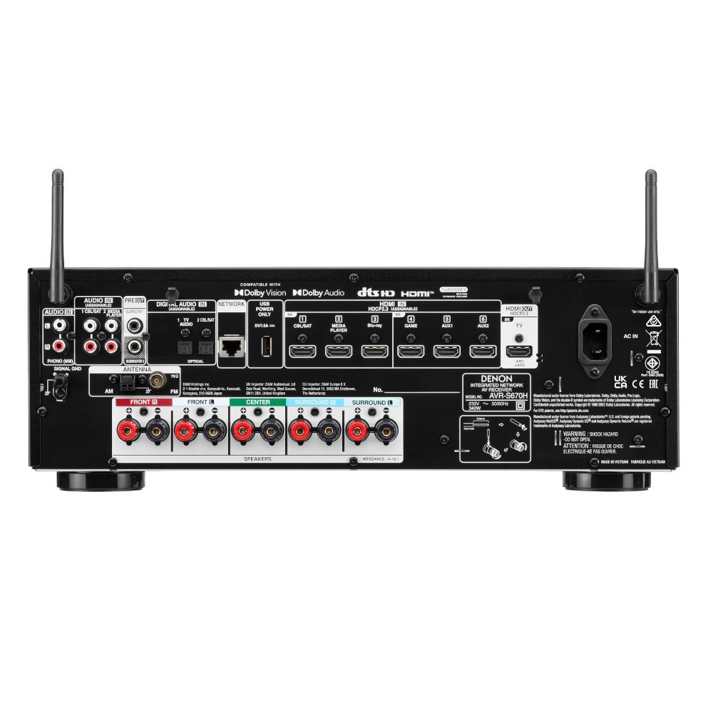 AV-ресивер Denon AVR-S670H