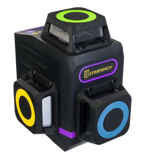 Лазерный уровень Ermenrich LV60 PRO, фиолетовый