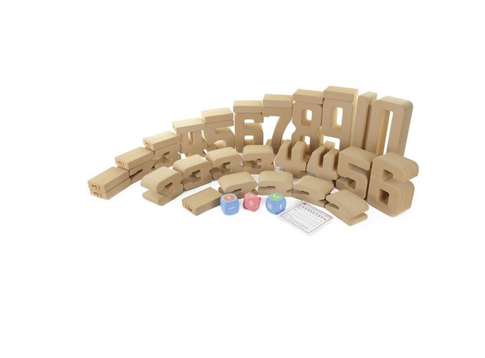 Комплект &quot;1-10&quot;, мягкий, большой (37шт)