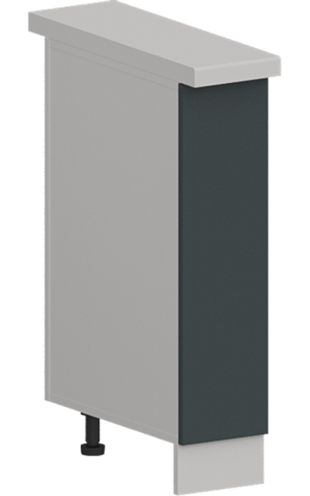 Кухня Модуль ШНБ 200 Белый / Бирюзовая мята