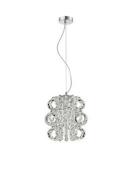 E91-ф300*H320(1200) CHROME (1) Люстра  NW