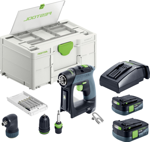 Аккумуляторная дрель-шуруповёрт CXS 12 2,5-Set Festool 576865