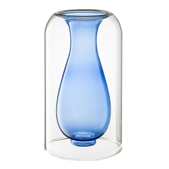 Ваза muse, 22 см, индиго