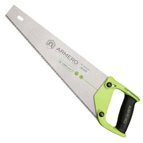 Ножовка ARMERO по дереву 400мм, крупный зуб     A534/401