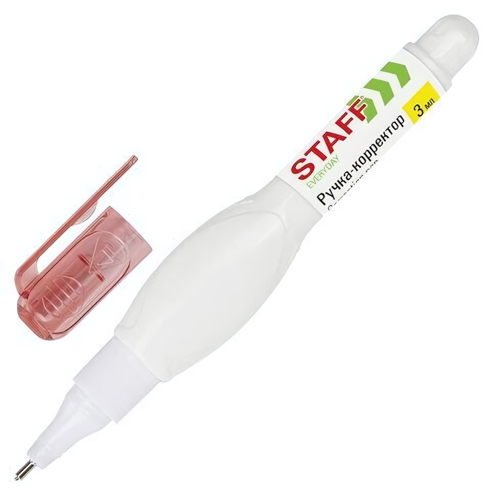 Корректирующий карандаш 3мл. "Everyday" с металл. наконечником (STAFF)